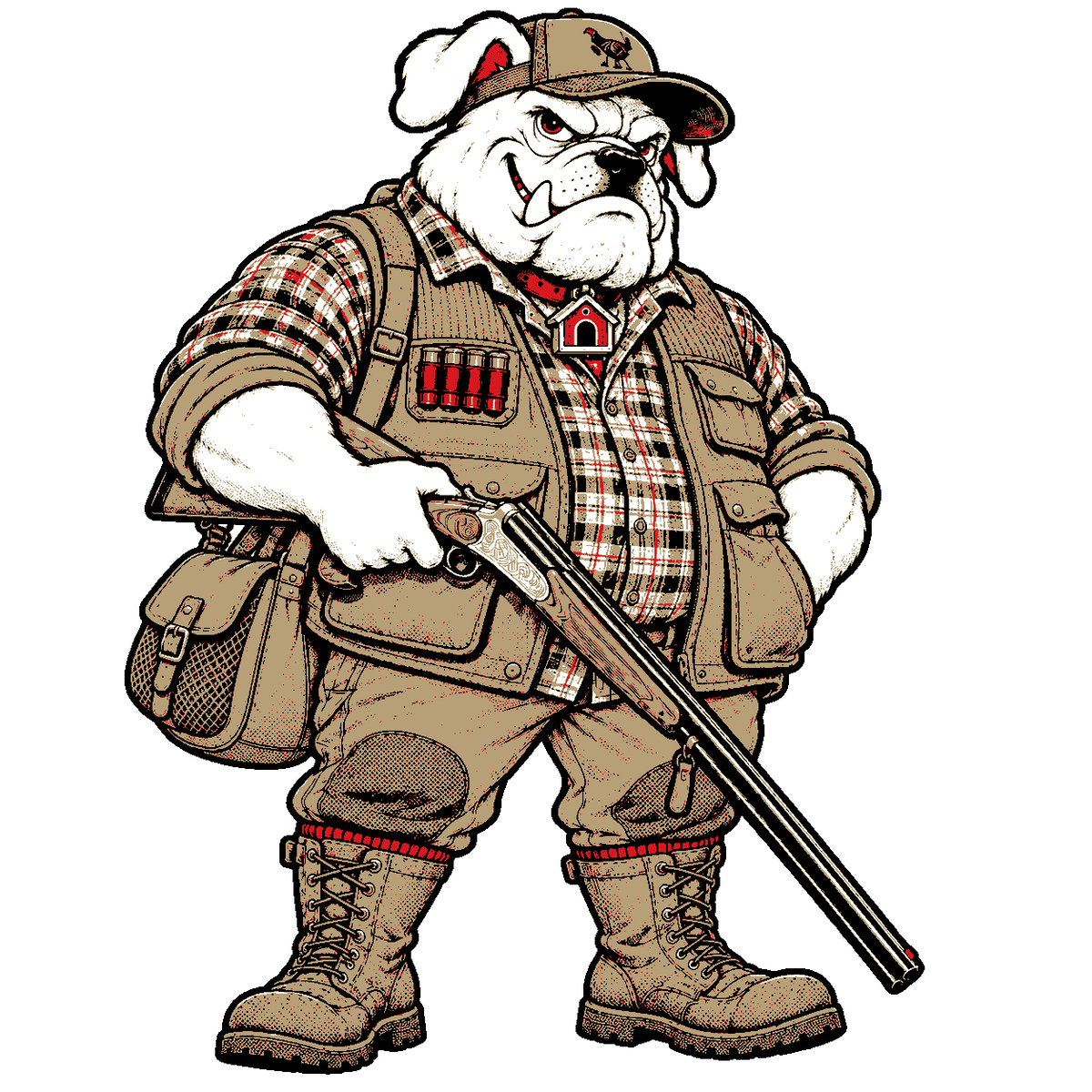 Byrd — original Kirby’s K9s hunting character, four-color artwork