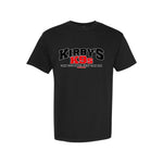 Kirby’s K9s Classic Logo Tee — Black — front view
