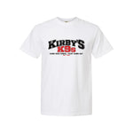 Kirby’s K9s Weathered Logo Tee — front view
