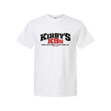 Kirby’s K9s Weathered Logo Tee — front view