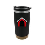 Kirby’s K9s black 20 oz tumbler — Dawg House side