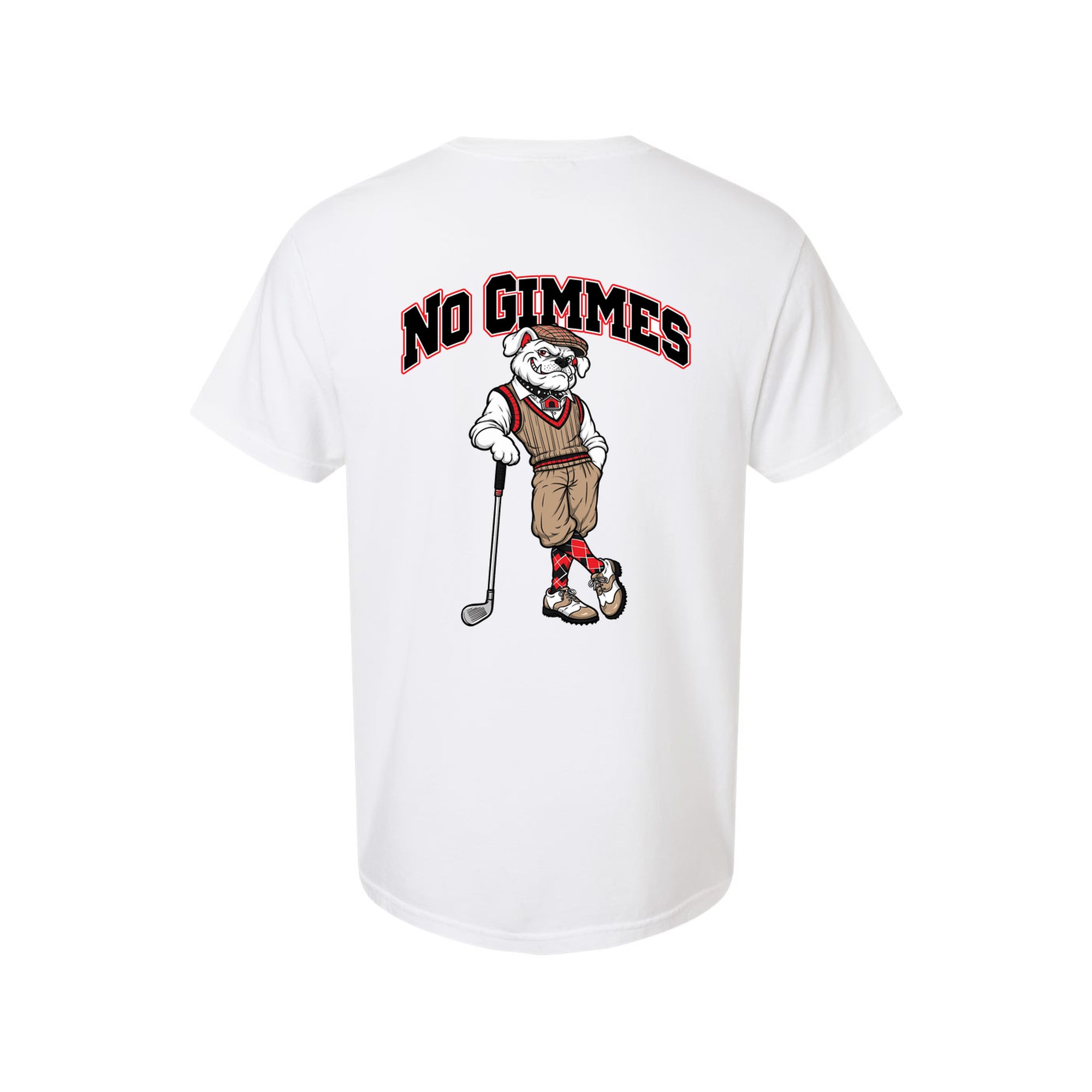 Links — No Gimmes Tee — back view